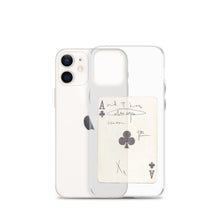 Load image into Gallery viewer, Faded Ace Card Clear iPhone Case