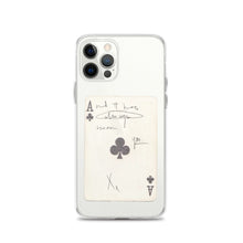 Load image into Gallery viewer, Faded Ace Card Clear iPhone Case