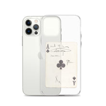 Load image into Gallery viewer, Faded Ace Card Clear iPhone Case