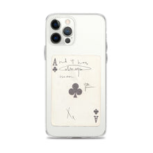 Load image into Gallery viewer, Faded Ace Card Clear iPhone Case