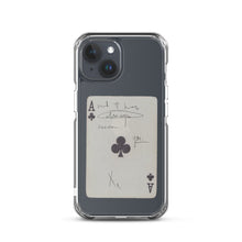 Load image into Gallery viewer, Faded Ace Card Clear iPhone Case