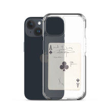 Load image into Gallery viewer, Faded Ace Card Clear iPhone Case