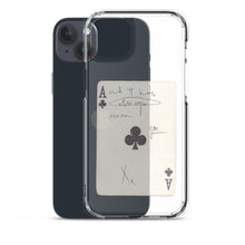 Load image into Gallery viewer, Faded Ace Card Clear iPhone Case
