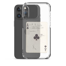Load image into Gallery viewer, Faded Ace Card Clear iPhone Case