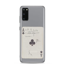 Load image into Gallery viewer, Faded Ace Card Clear Samsung Case